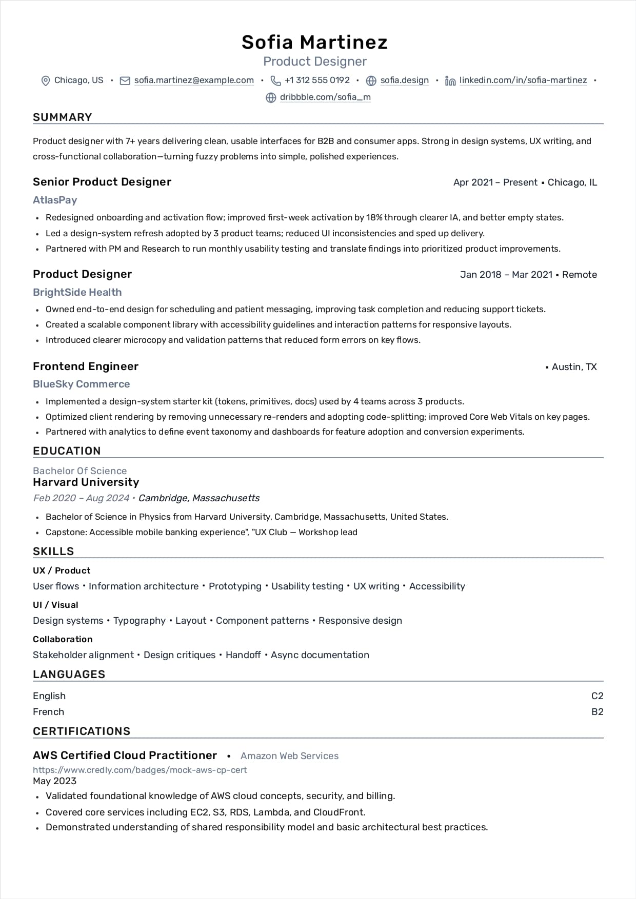 Nursing Student Resume
